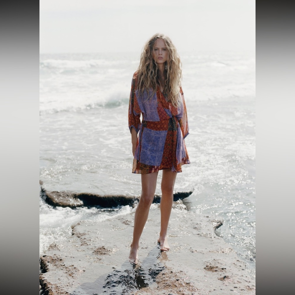 Zara Patchwork Dress- Medium